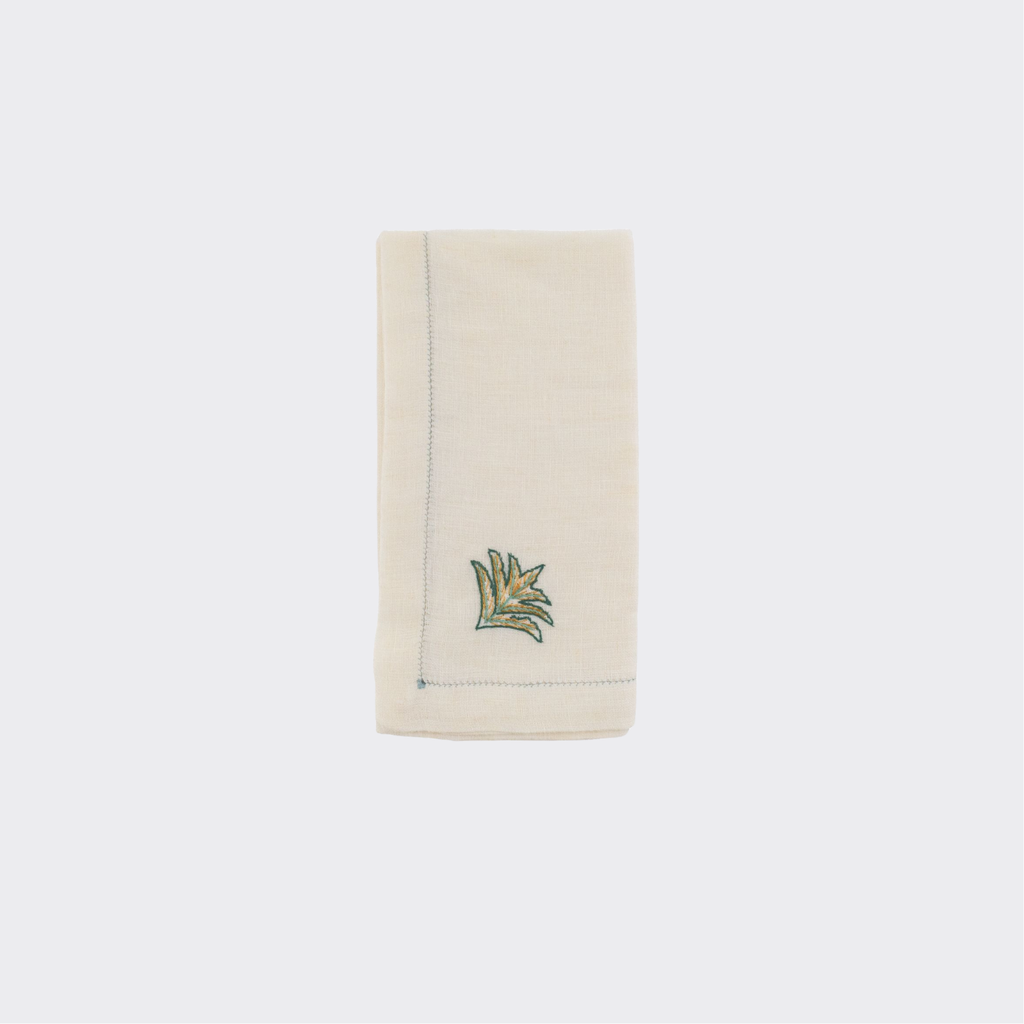 Ottoman Feather Napkin (Set Of 6)