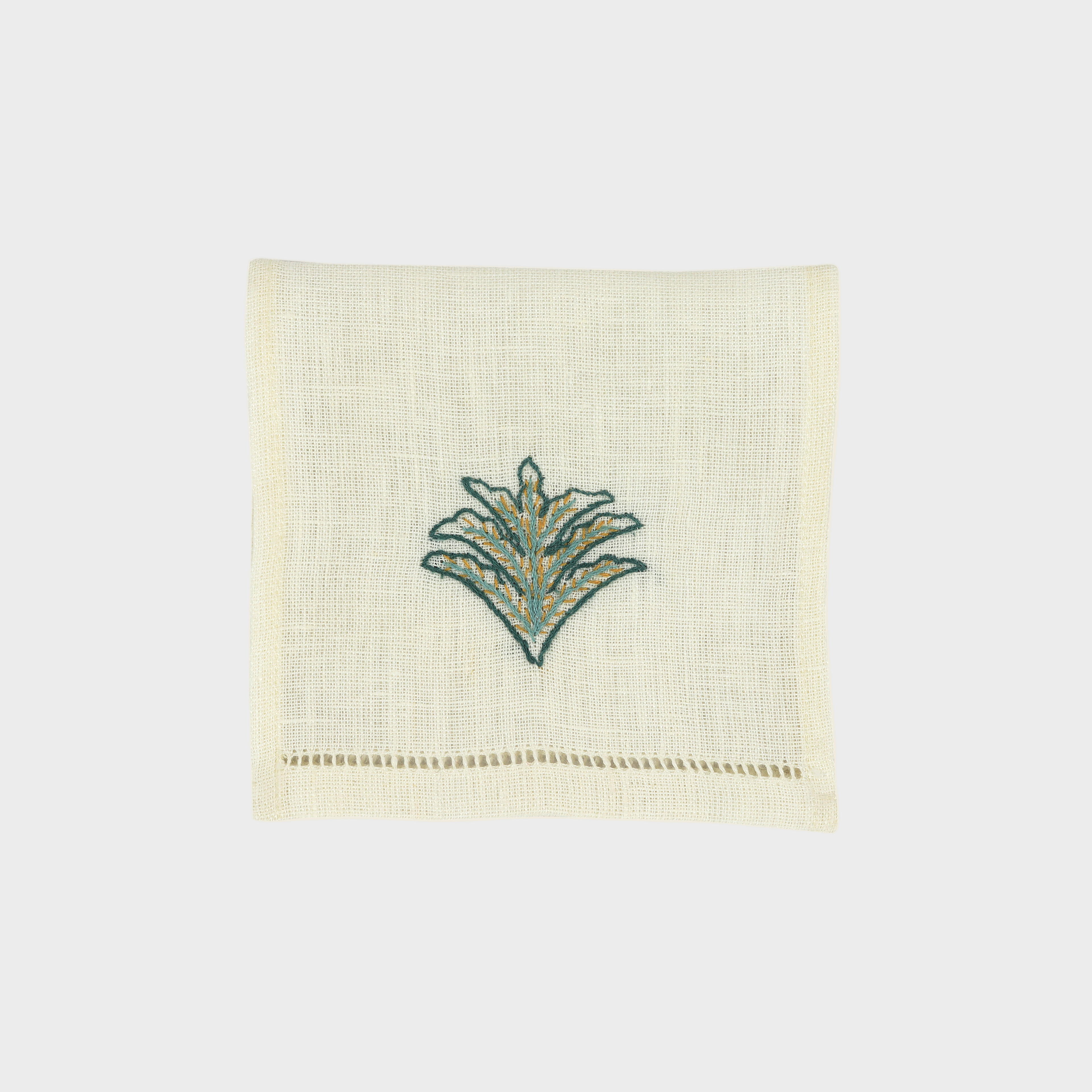 Ottoman Feather Cocktail Napkin (Set of 6)