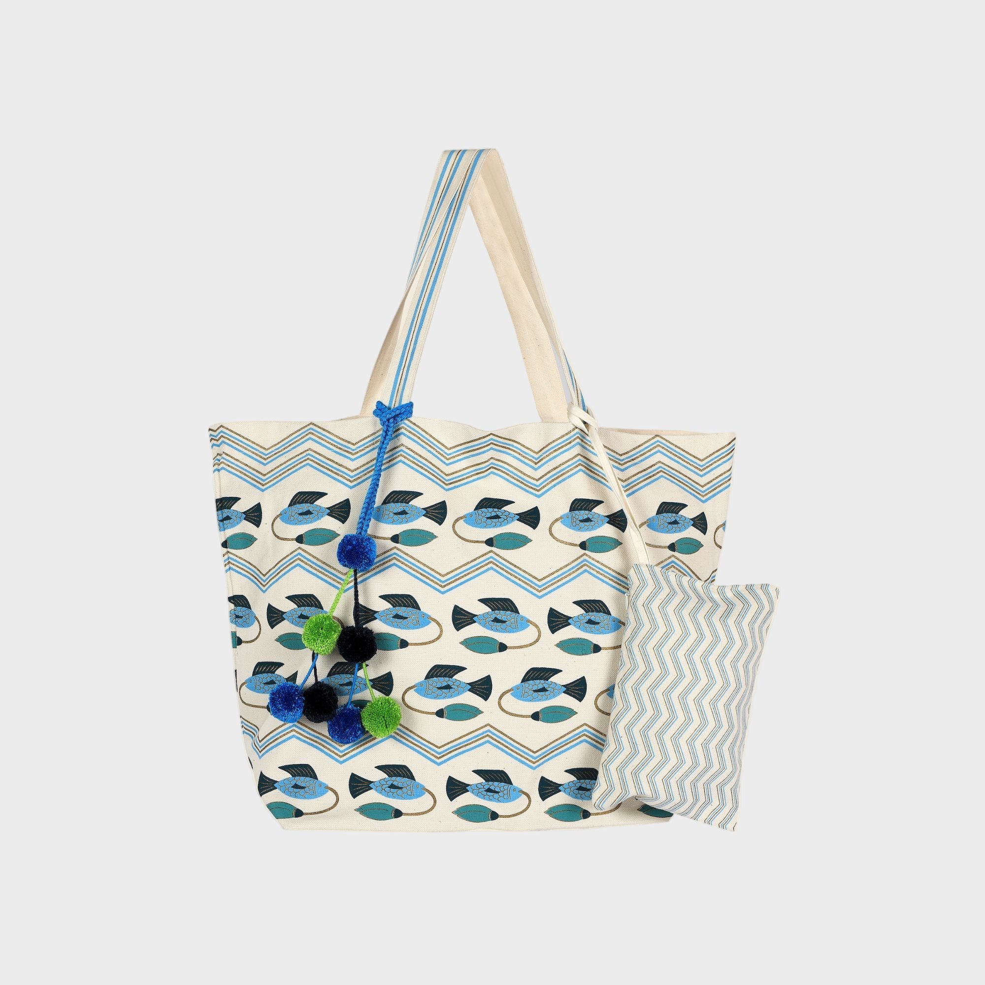 Pharaonic Fish Beach Bag