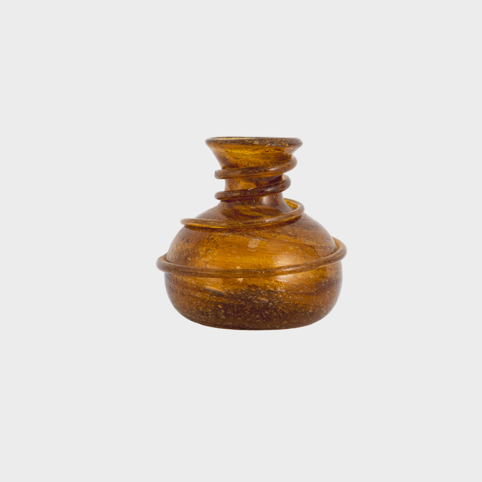 Round Vasque Swirl Glass