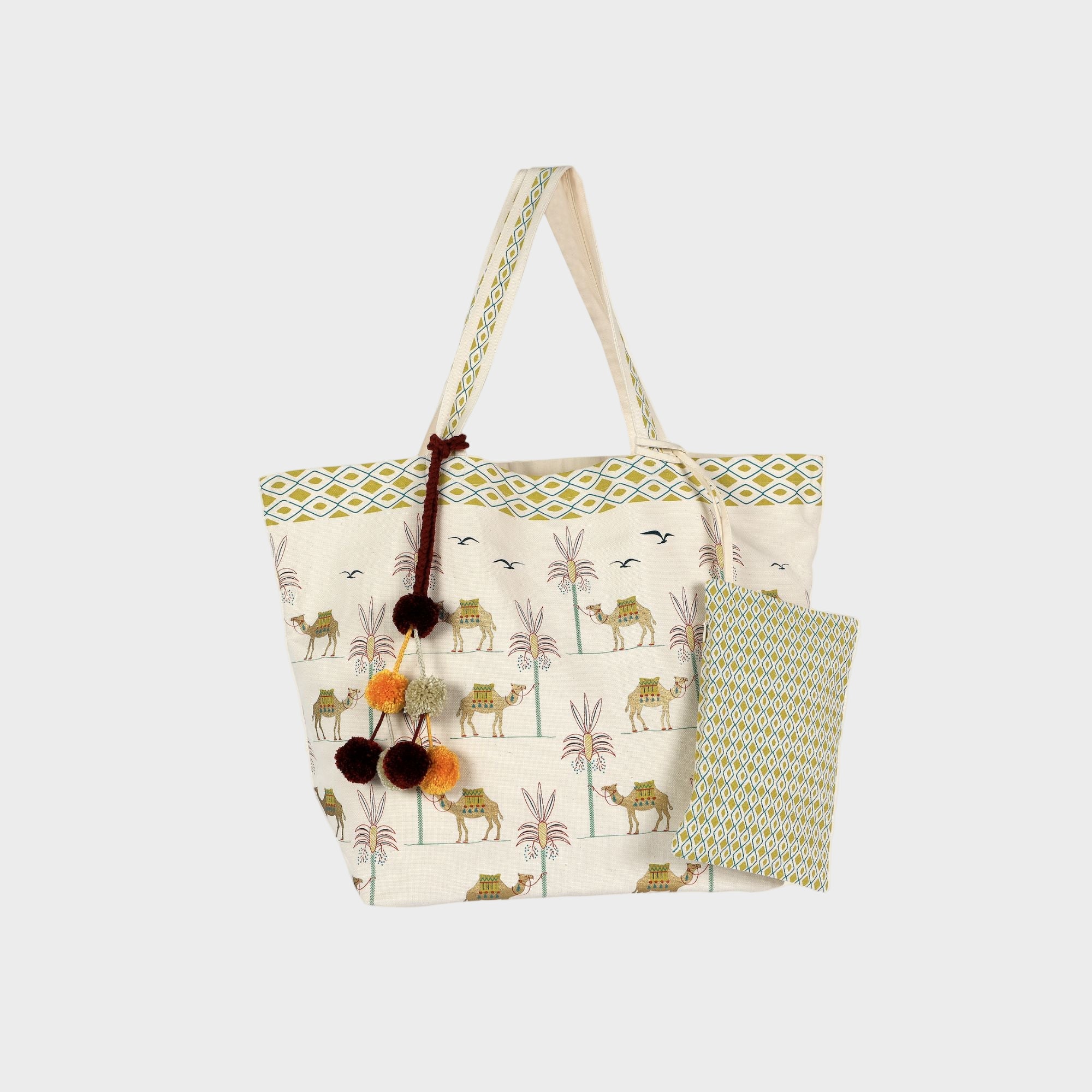 Camel Beach Bag