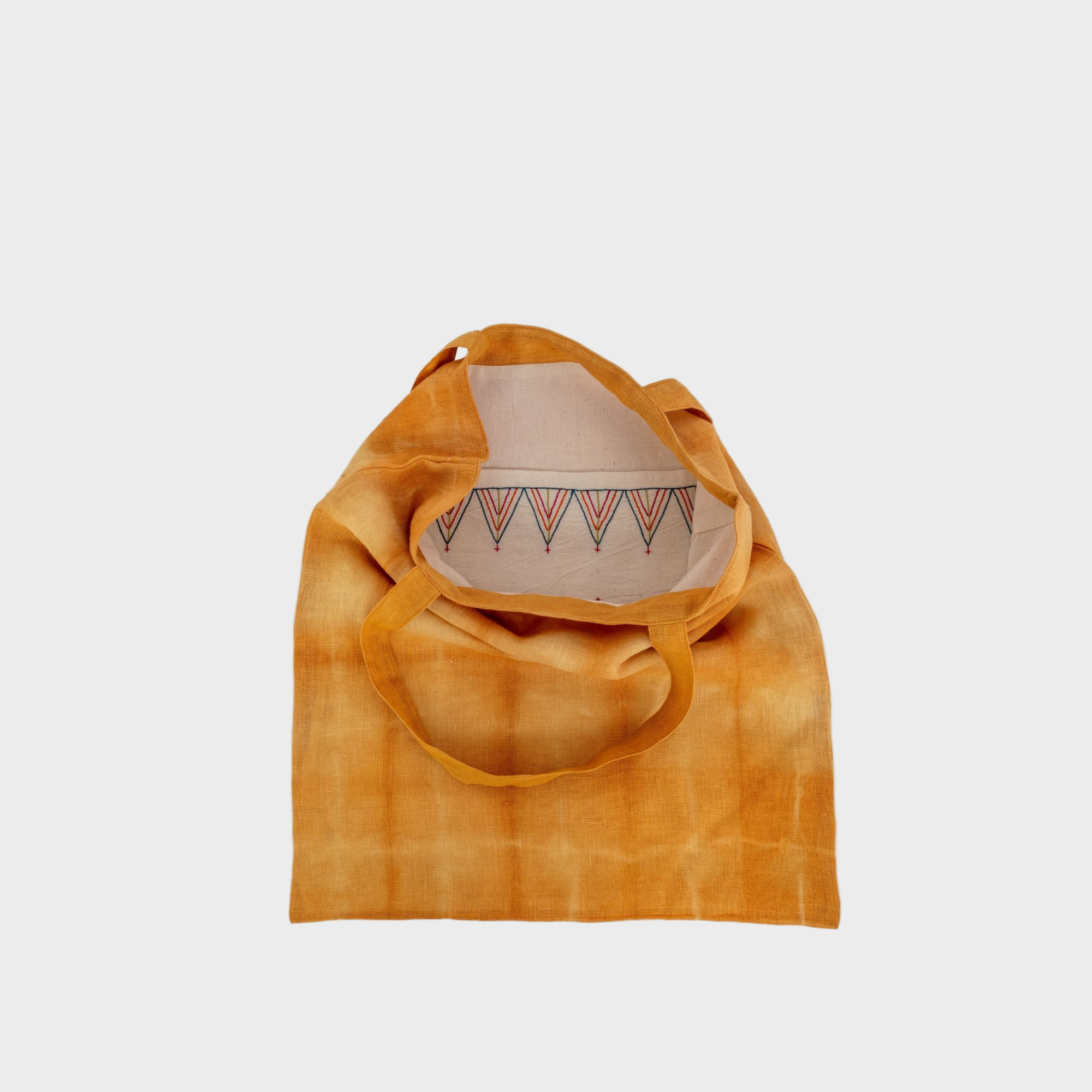 Orange Square Tote Bag