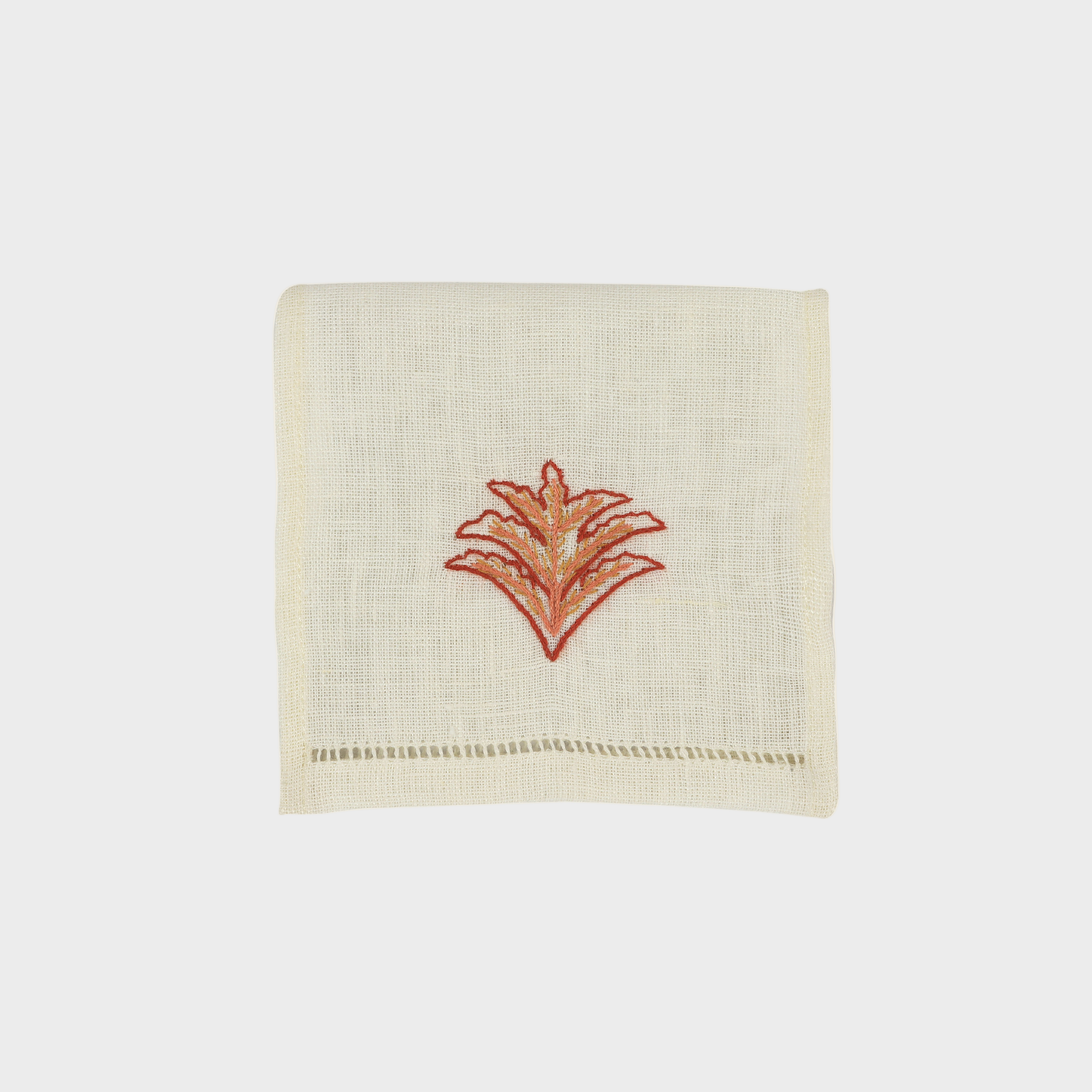 Ottoman Feather Cocktail Napkin (Set of 6)
