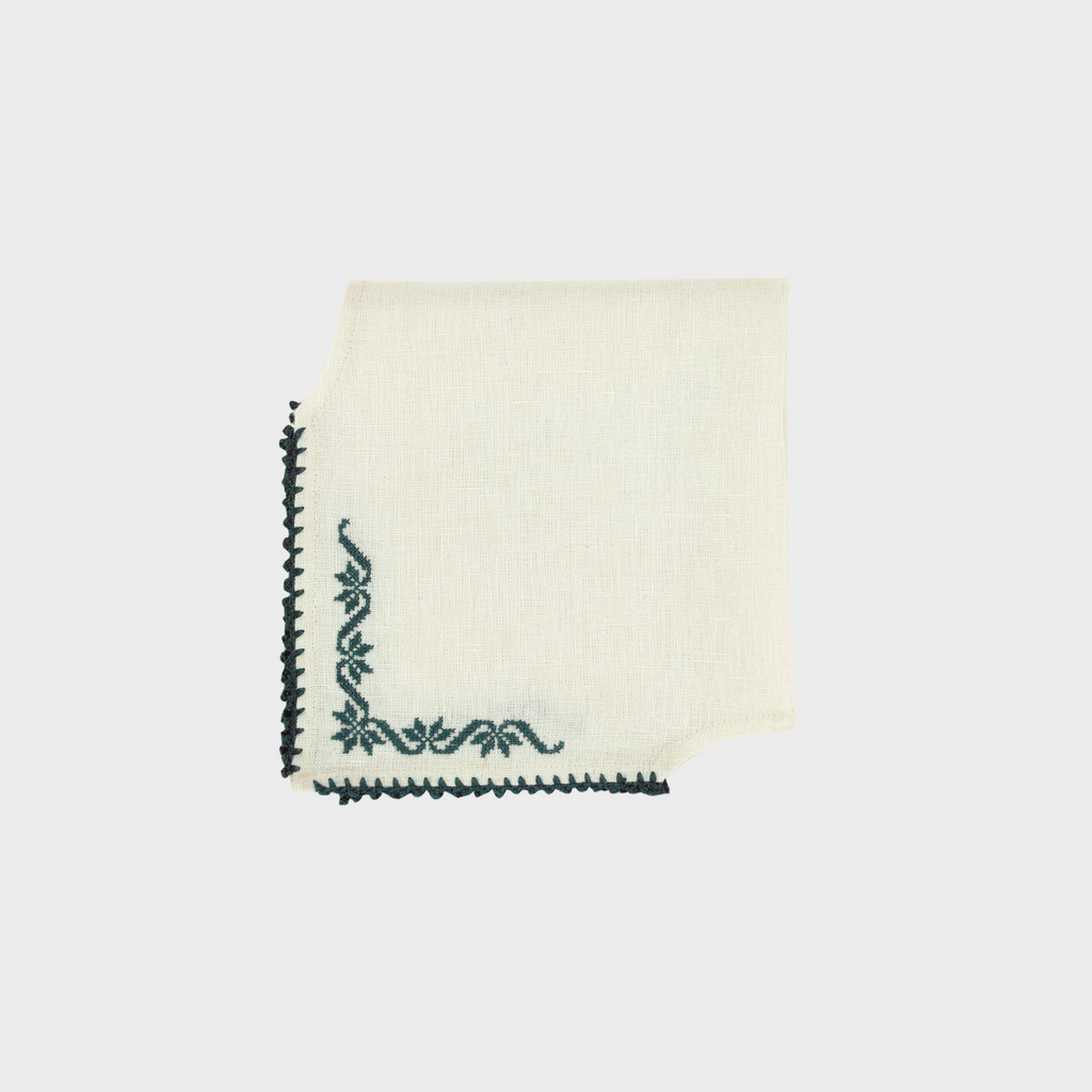 Bread Basket Cross Stitch Napkin