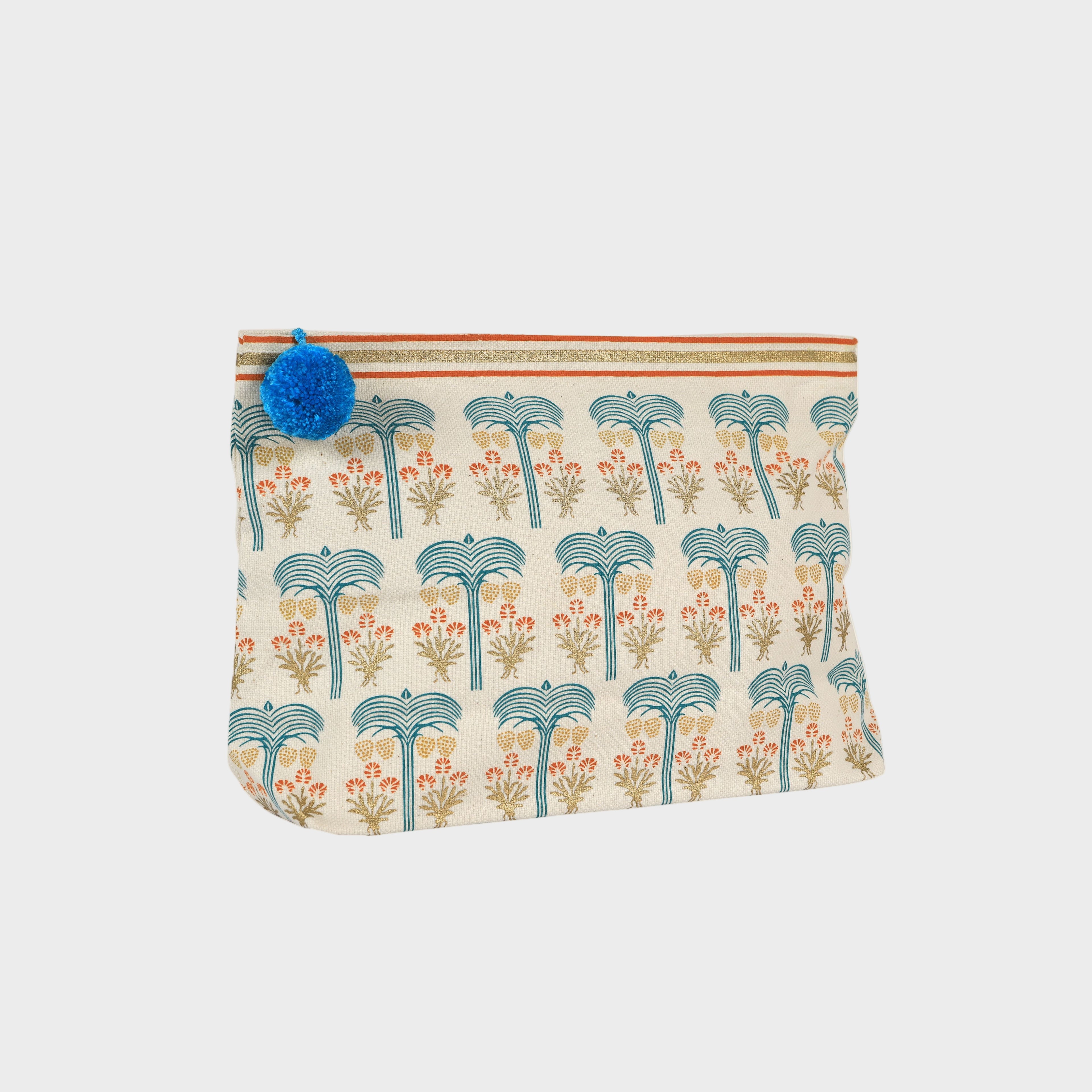 Oasis Palm Makeup Bag