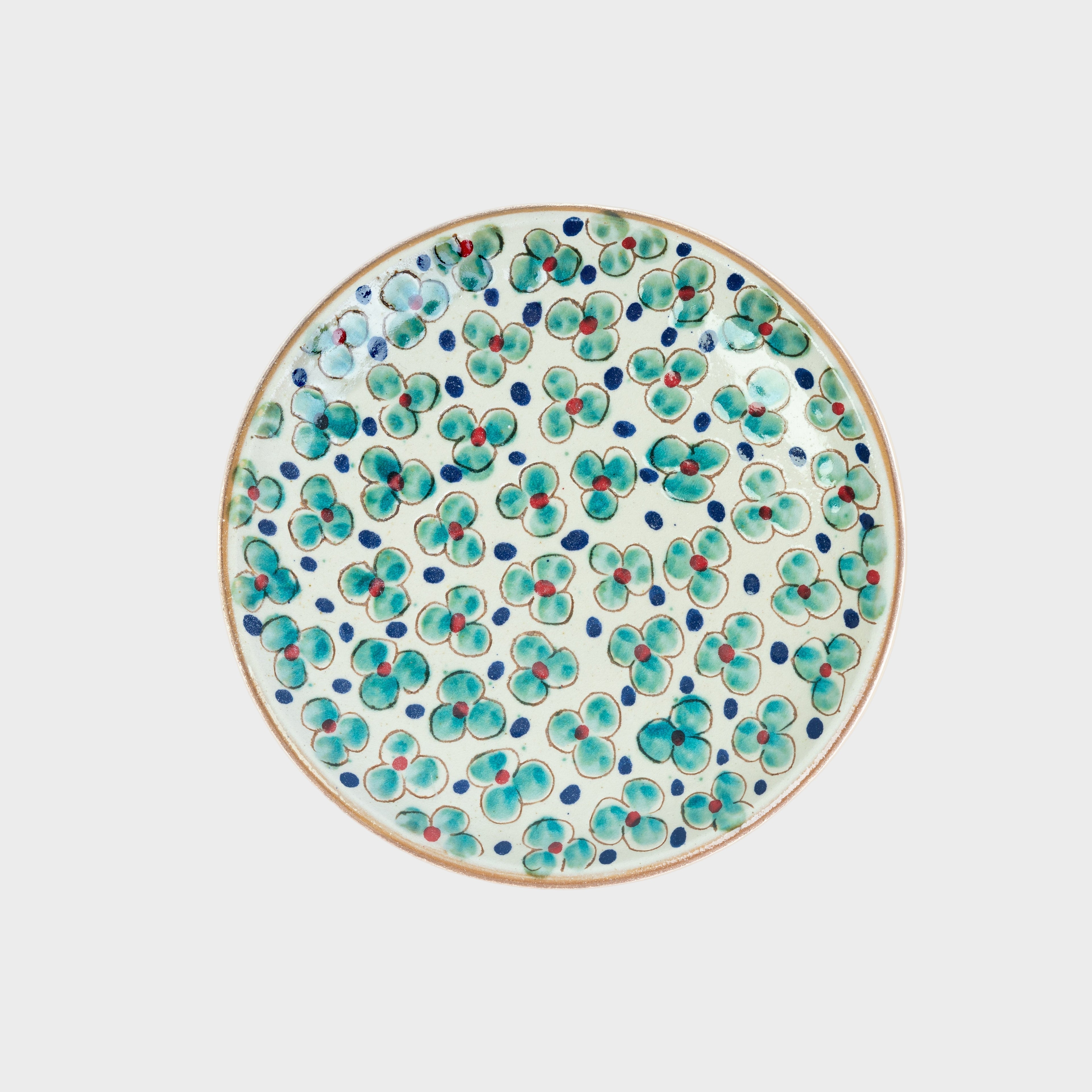 Dotted Daisy Plate