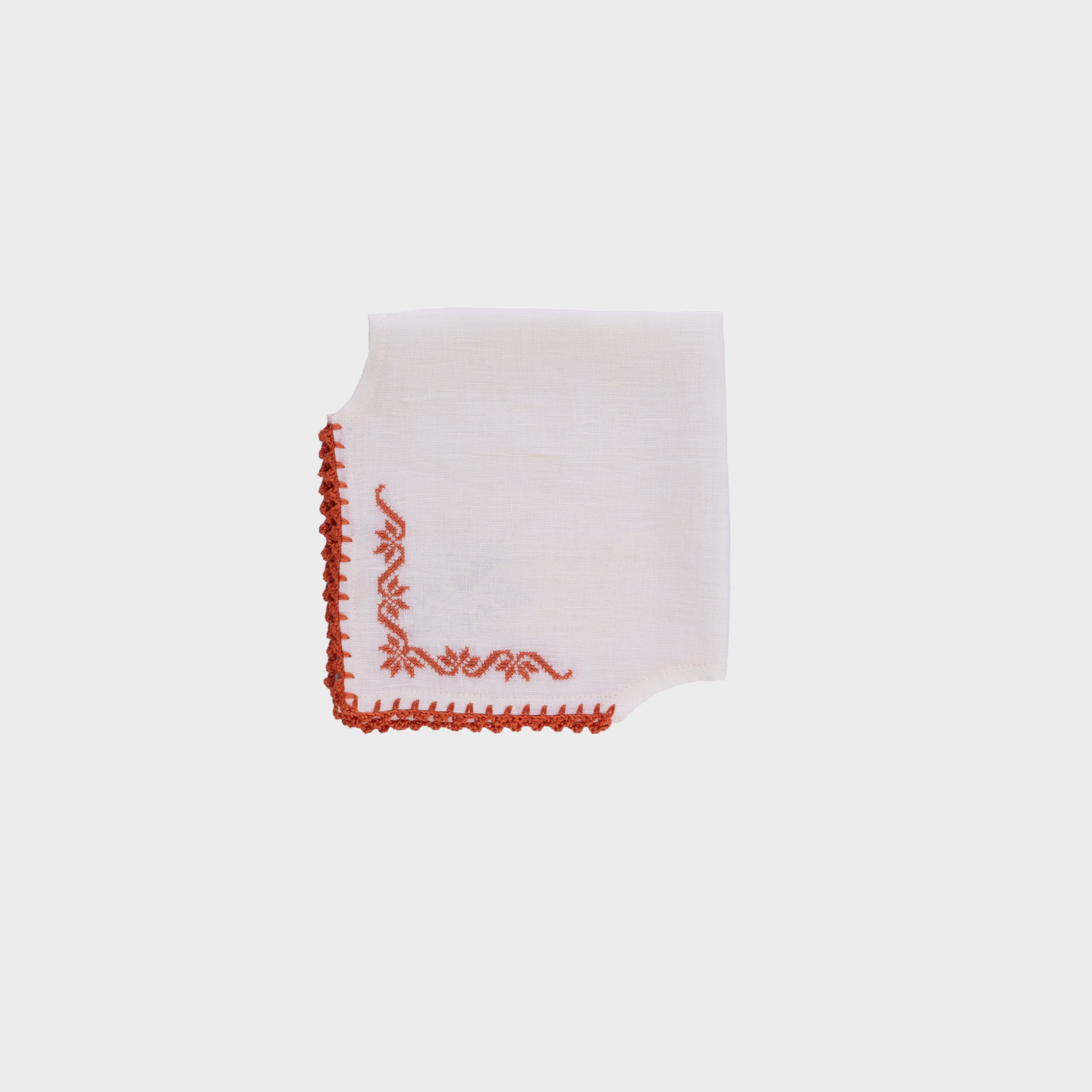 Bread Basket Cross Stitch Napkin