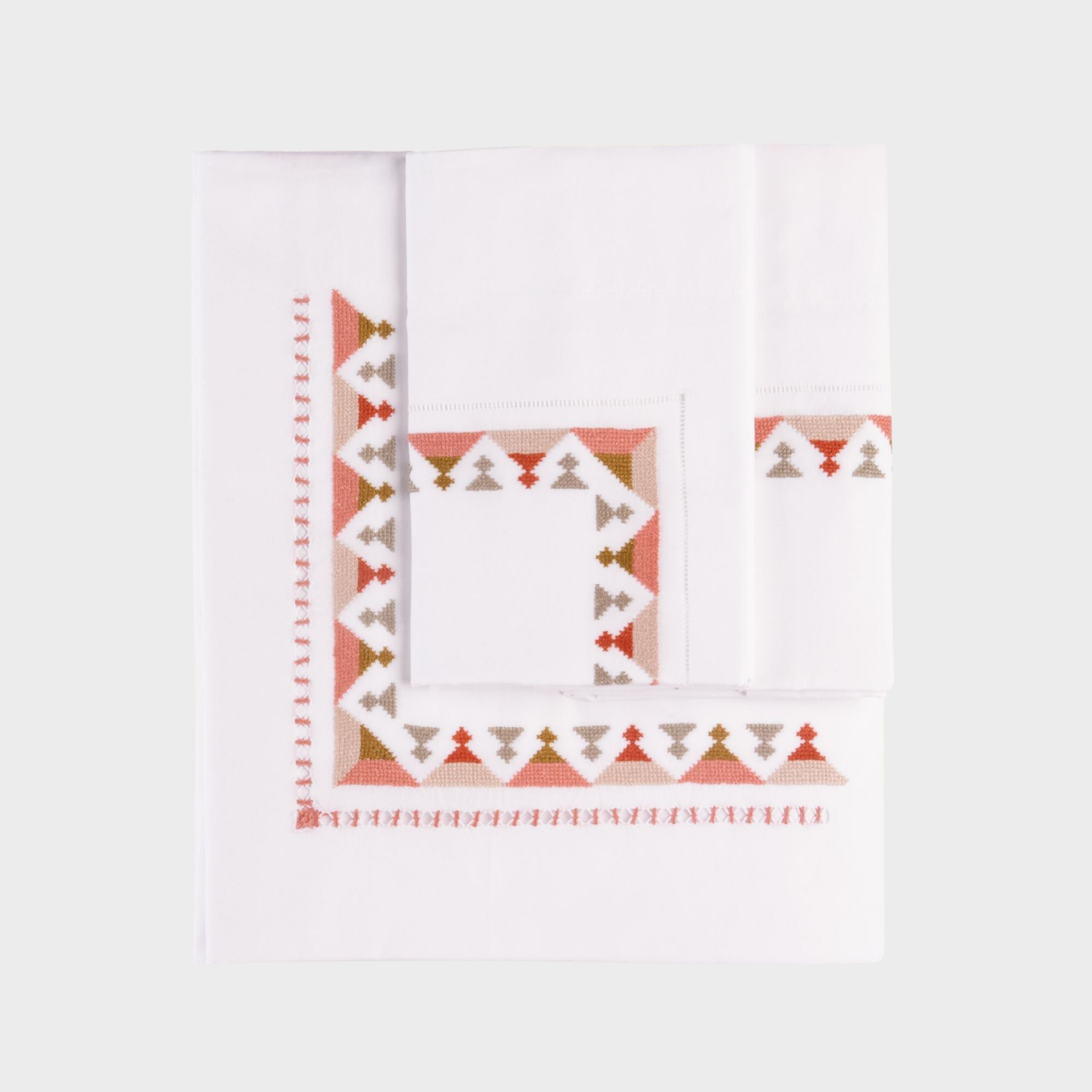 Pyramids Flat Sheet Set