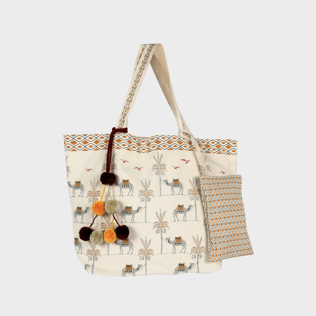 Camel Beach Bag